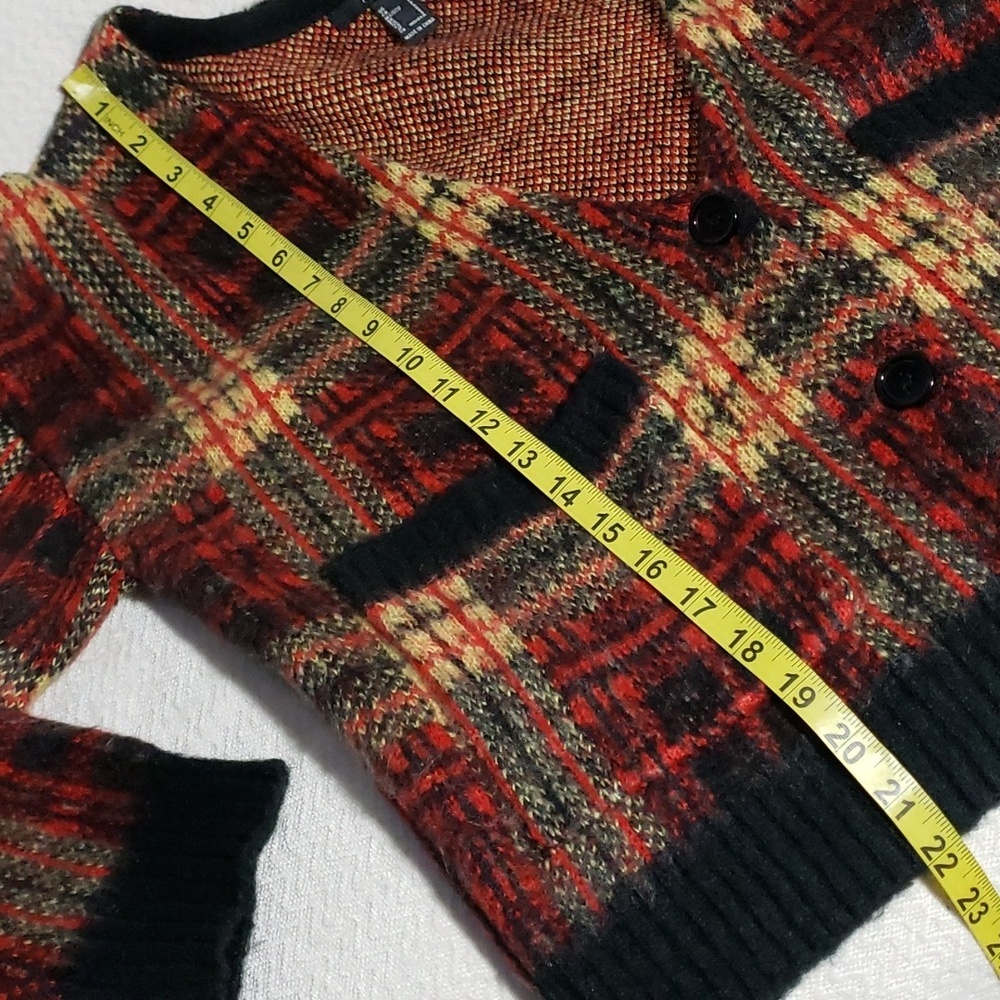 FOREVER 21 Plaid Cardigan Sweater, Size S - Picture 12 of 15